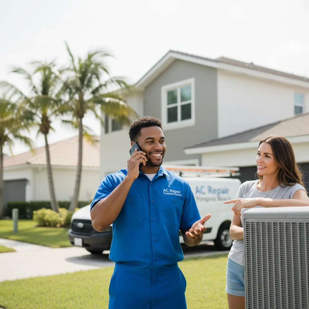 AC Repair Pompano Beach customer support in Randolph